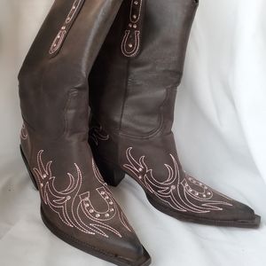Roper ladies cowboy boots size 10